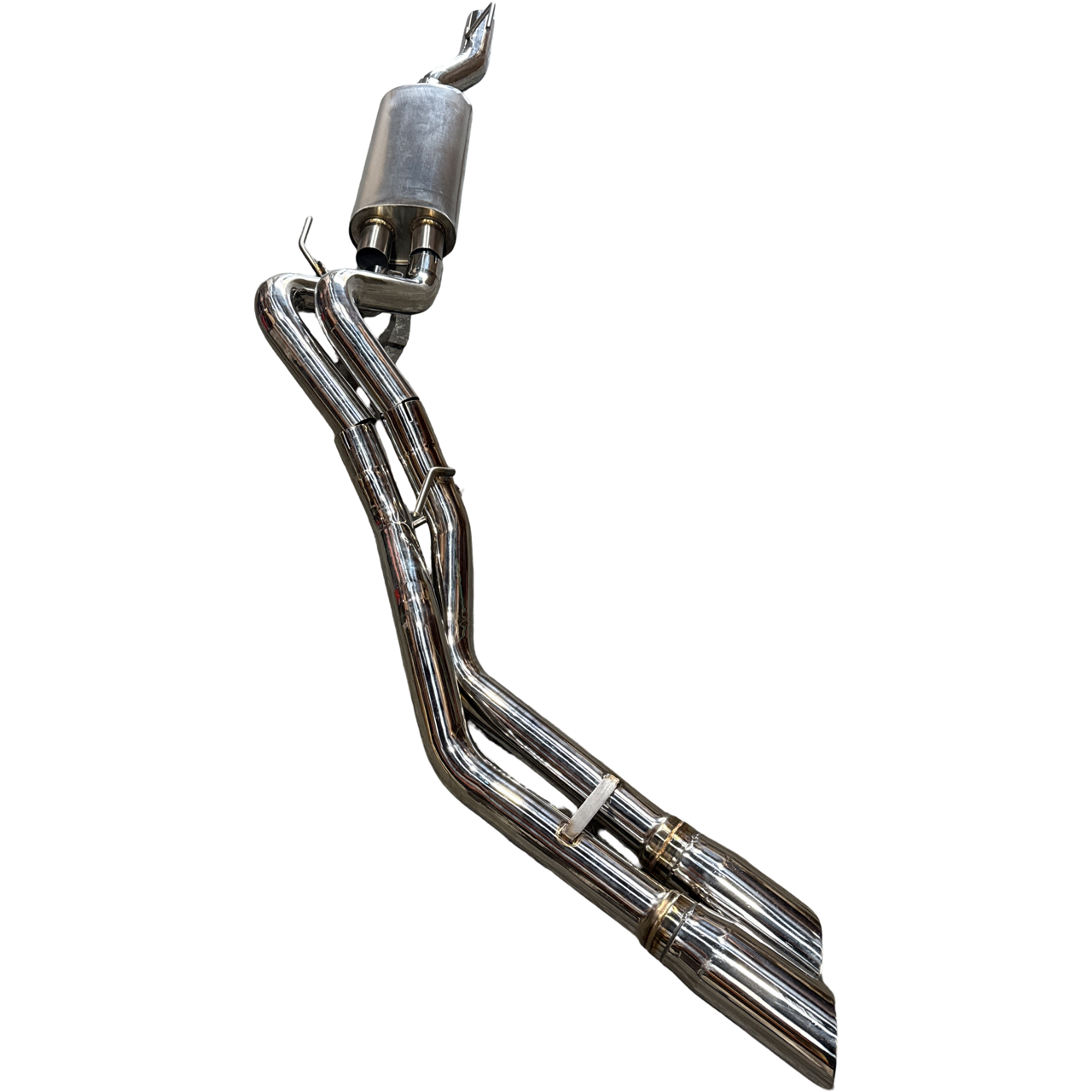 Stainless Dual 3" CatBack Exhaust Muffler System 15-22 Ford F150 5.0L V8 Truck