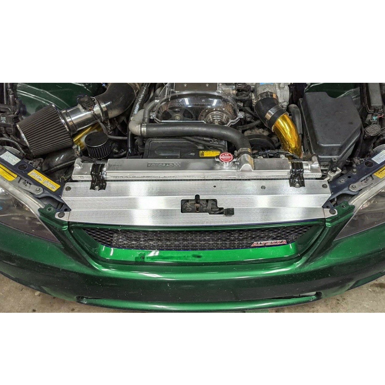 Radiator Cooling Panel Plate Slam Cover Aluminum For Lexus IS300 Toyota Altezza