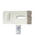 1 3/8" ITM White Diamond Tile Bit 5/8 in. Thread OAL 2 3/8 in. Drilling 1 1/4 in.