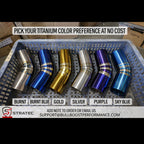 Titanium Catback Exhaust System Downpipes for Mercedes Benz G500 G550 W463