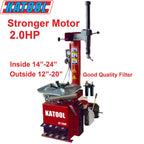 Katool KT-T800 Swing Arm Tire Changer, Max 24" Rim Clamping