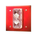 Kidde 110 cd Red Strobe 24 Vdc UL1971 Visual Fire Alert for Sleeping Areas Safety