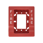 Kidde Genesis Fire Alarm Trim Red 1-Gang to 4-Inch Secure Fire Protection