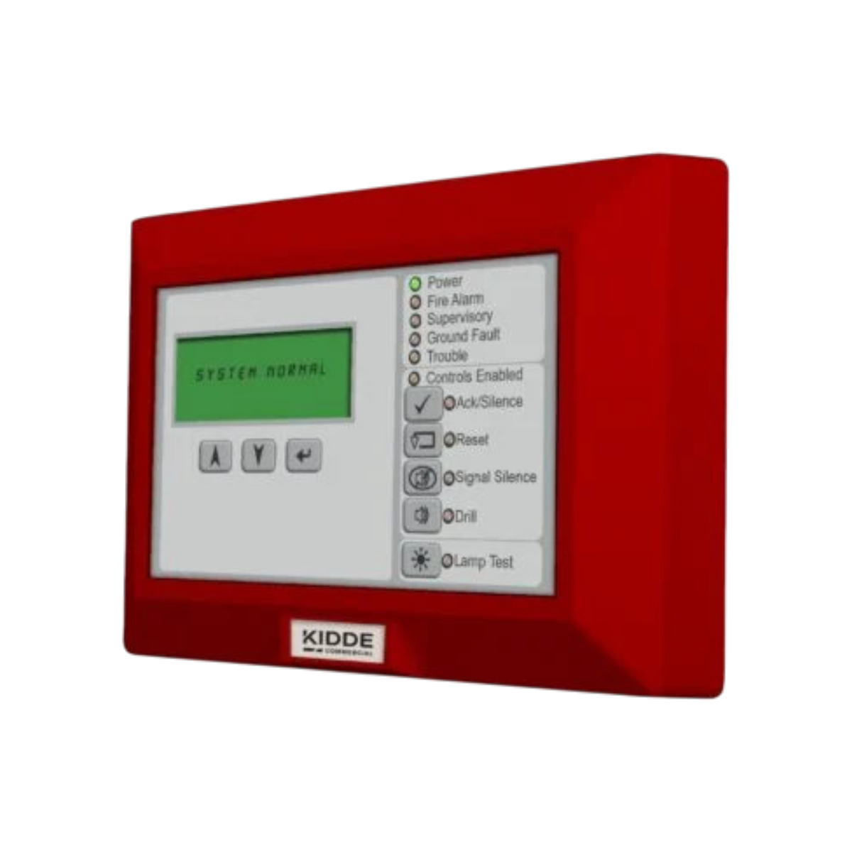 Kidde LCD Text Annunciator Fire Safety Monitor Red UL/FM Approved for Enhanced Emergency Response