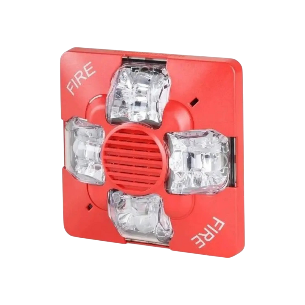 Kidde Outdoor Fire Horn/Strobe 15-30 Cd Red For Contractors