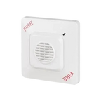 Kidde Outdoor Fire Speaker White Weather-Resistant Safety Audio