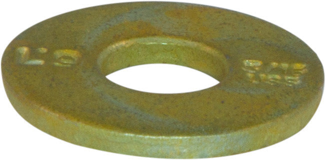 3/8 L9 USS Tension Flatwasher Yellow Zinc Plated Domestic USA (100)