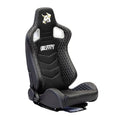 The Chosen Leather Reclinable Bull Boost Racing Bucket Seat with Slider Rails