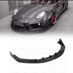 Carbon Fiber Front Lip Canards Spoiler for Porsche Cayman 981 13-15