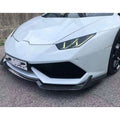 R Style Carbon Fiber Front Lip for Lamborghini Huracan LP580 LP600 LP610