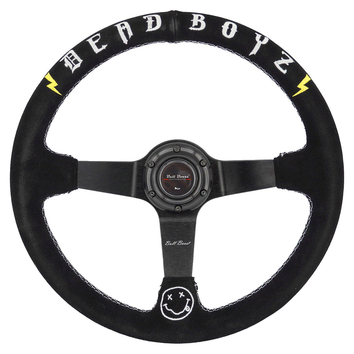 Deadboyz 350mm Steering Wheel + Short Hub Adapter Kit For Mazda Miata RX-7 RX-8 MX-3 MX-6