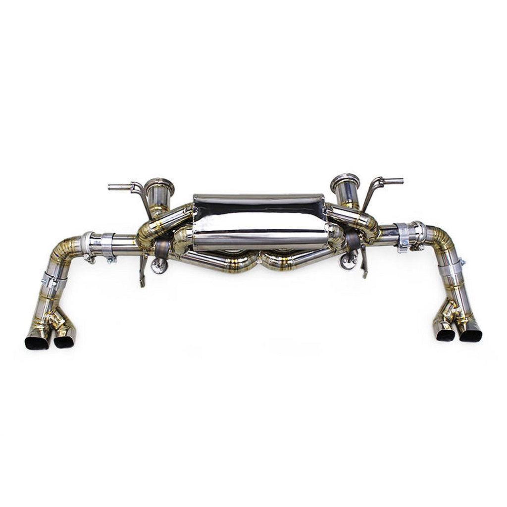 Titanium True F1 Valved Exhaust System for Audi R8 V8 V10 4.2 5.2 2017–23 Type 4S