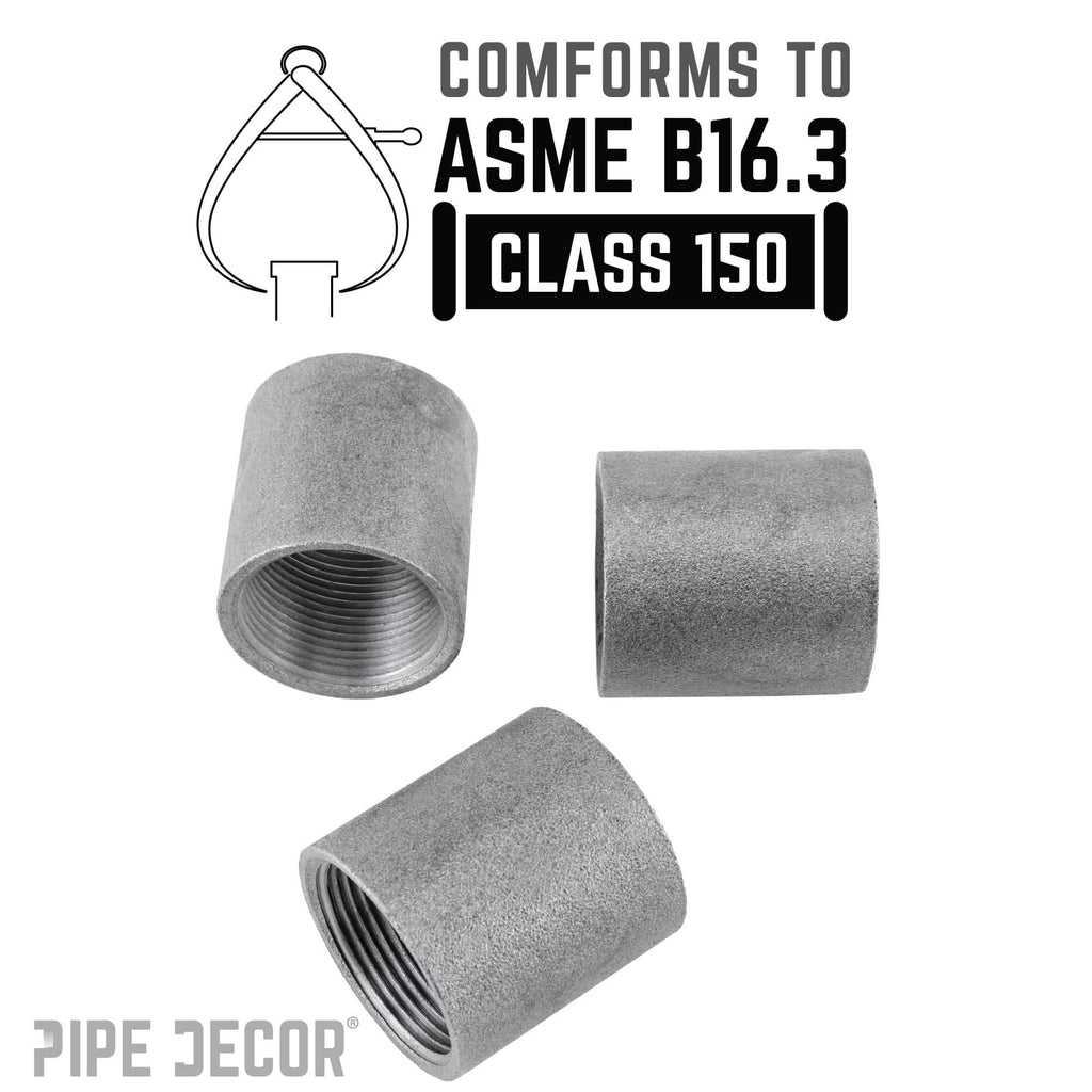 1 in. Black Merchant Coupling