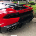 M Style Forged Carbon Fiber Rear Diffuser for Lamborghini Huracan LP 610 4