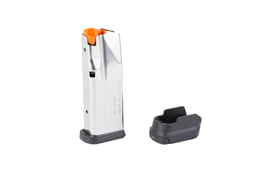 Magpul Industries Magazine |  AMAG 12 SG9 |  9MM |  12 Rounds |  For Sig P365 |  Stainless Steel Finish |  Silver