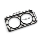 Stainless Steel Center Console Cup Holder Ash Tray Delete for 1989-1997 Mazda MX-5 Miata MK1
