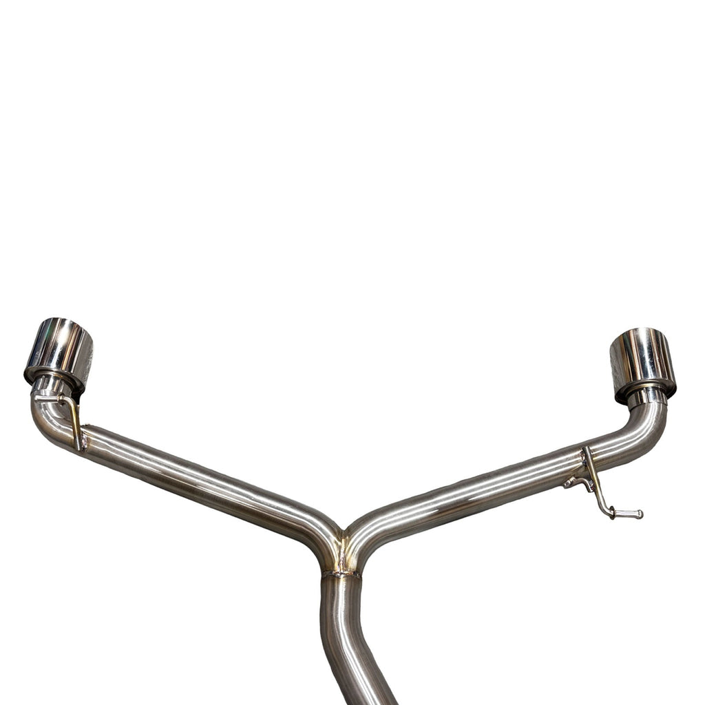 3.5" Stainless Tip Catback Exhaust for VW Golf GTI 2.0T MK6 MKVI 10-14 304SS