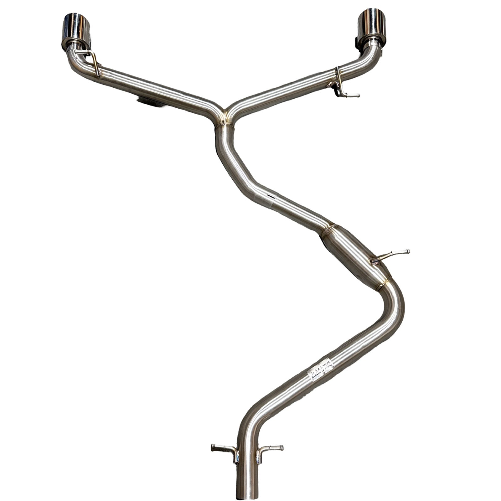 3.5" Stainless Tip Catback Exhaust for VW Golf GTI 2.0T MK6 MKVI 10-14 304SS
