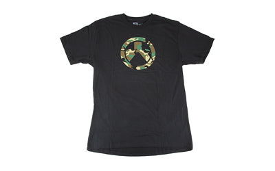 Magpul Industries Woodland Camo Icon Logo |  T-Shirt |  2X Large |  Cotton Polyester Blend |  Black
