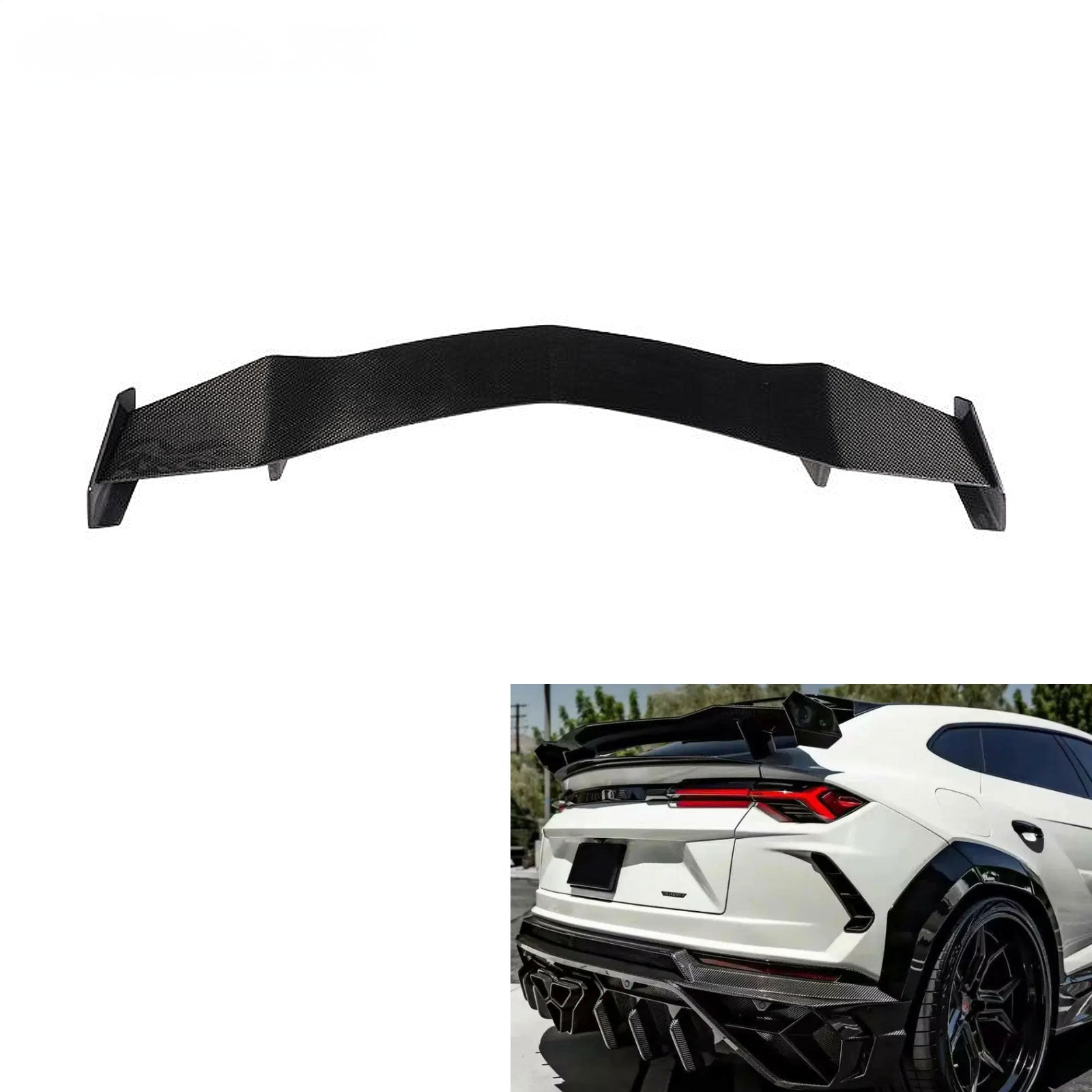 MSY Style Carbon Fiber Rear Spoiler for Lamborghini URUS