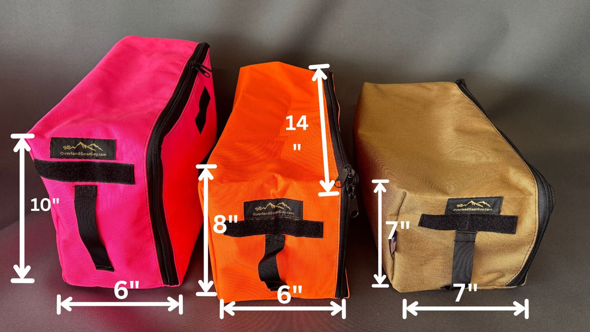 Van Overhead Storage Locker Divider Bags