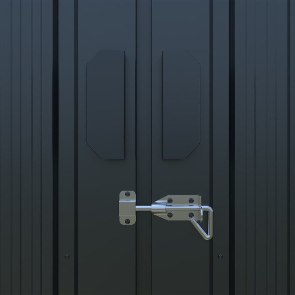 10'x20' Plus Upgraded Metal Shed with Double Front Doors & Side Entry Door