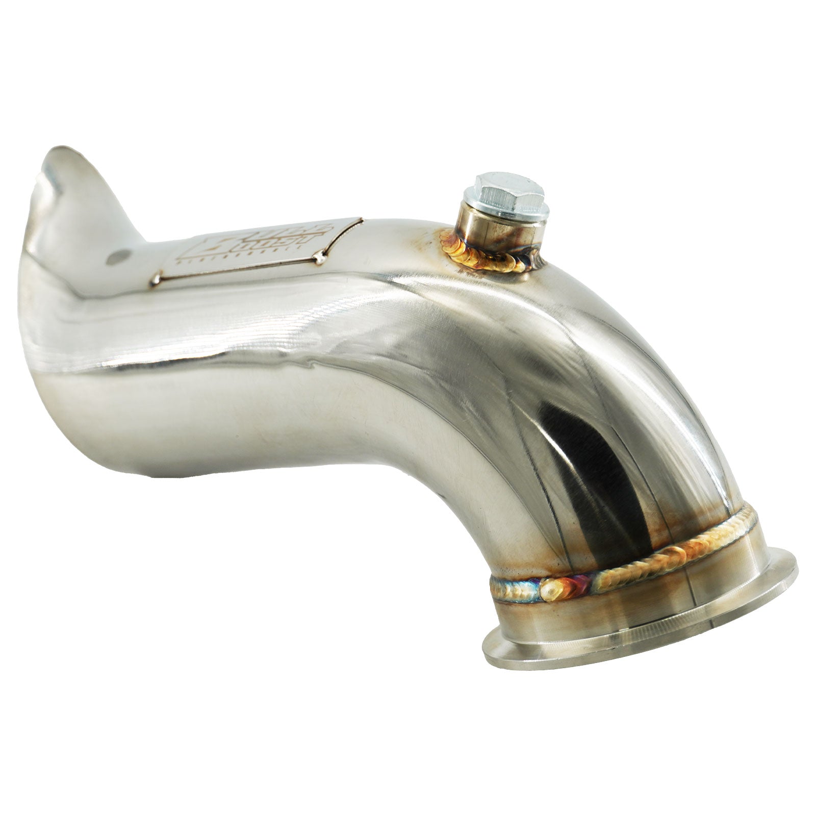 N54 B58 3" Single Turbo Tear Drop Hood Exit for BMW 335 135 E90 E92 E82 F30