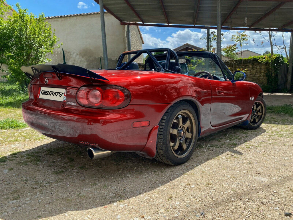 NB Mazda Miata Custom Aggressive Ducktail Duckbill Trunk Spoiler Duckwing US