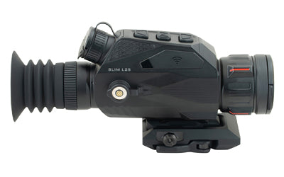 NOCPIX Slim L25 -  Thermal Imaging Sight -  25mm Objective -  2.5X Magnification -  384x288 Resolution -  50Hz Frame Rate -  Multiple Reticles -  Black -  Includes Quick-Release Dual-Throw Mount