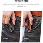 OKNIFE METTLE2ODG Mettle 2 Folding Pocket Tool