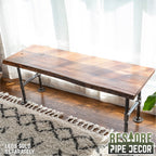 RESTORE Sunset Cedar Solid Live Edge Wood Console Tabletop