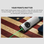 OLIGHT ARKFELDPRO3RSTARS Arkfeld Pro Flat EDC Flashlight with LED Light UV and Laser - Stars & Stripes Edition