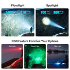 OLIGHT MARAUDERMINIODG Marauder Mini Powerful LED Flashlight With RGB - OD Green
