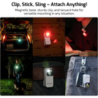 OLIGHT OCLIPPROWH Oclip Pro Clip on Flashlight with Floodlight - White