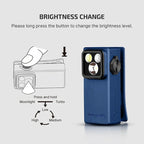 OLIGHT OCLIPULTRANVBU Oclip Ultra Clip-On EDC Light with Flood, Spot, and UV Modes - Navy Blue