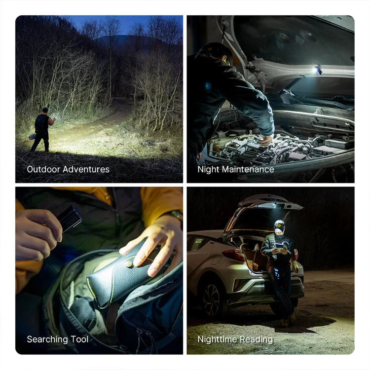 OLIGHT OCLIPULTRANVBU Oclip Ultra Clip-On EDC Light with Flood, Spot, and UV Modes - Navy Blue