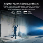 OLIGHT WARRIORULTRANB Warrior Ultra 2500 Lumens Tactical Flashlight with OAL Material - Navy Blue