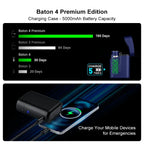 OLIGHT BATON4KITFTPL Baton 4 Powerful EDC Flashlight 1300 Lumens - Fighter Pilot-Premium