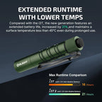 OLIGHT I3T2ODG i3T 2 EOS Small EDC Flashlight - OD Green