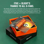 OLIGHT ITHXPKNOG iTHX Pumpkin Orange Keychain EDC Flashlight