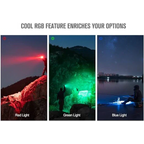 OLIGHT MARAUDERMINIBK Marauder Mini Powerful LED Flashlight With RGB - Black