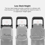 OLIGHT OSIGHTSRDDOTBK Osight S 2 MOA Dot & 32 MOA Circle with OAL Material