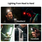 OLIGHT PERUN3BK Perun 3 Headlamp 3000 Lumens White Light and Red Light - Black