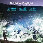 OLIGHT SEEKER4PRODPOCCW Seeker 4 Pro High Power Flashlight - Deep Ocean CW(5700~7000K)