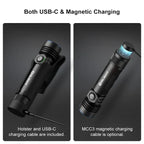 OLIGHT SEEKER4PROMTBKCW Seeker 4 Pro High Power Flashlight -Matte Black CW(5700~7000K)