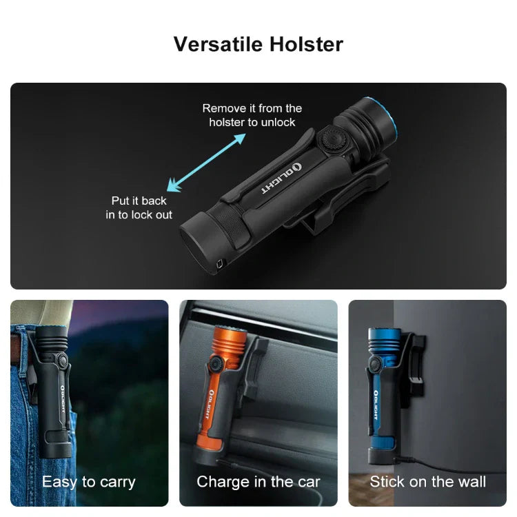 OLIGHT SEEKER4PROWH Seeker 4 Pro High Power Flashlight - White CW(5700~7000K)