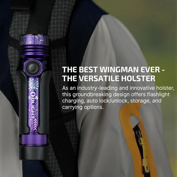 OLIGHT SEEKER4PROVIOLET Seeker 4 Pro High Power Flashlight Color - Cyber Violet CW(5700~7000K)