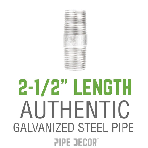 1 1/2 in. x 2 1/2 in. Galvanized Pipe