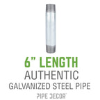 1 1/2 in. x 6 in. Galvanized Pipe