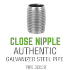 1 1/2 in. x Close Galvanized Steel Nipple